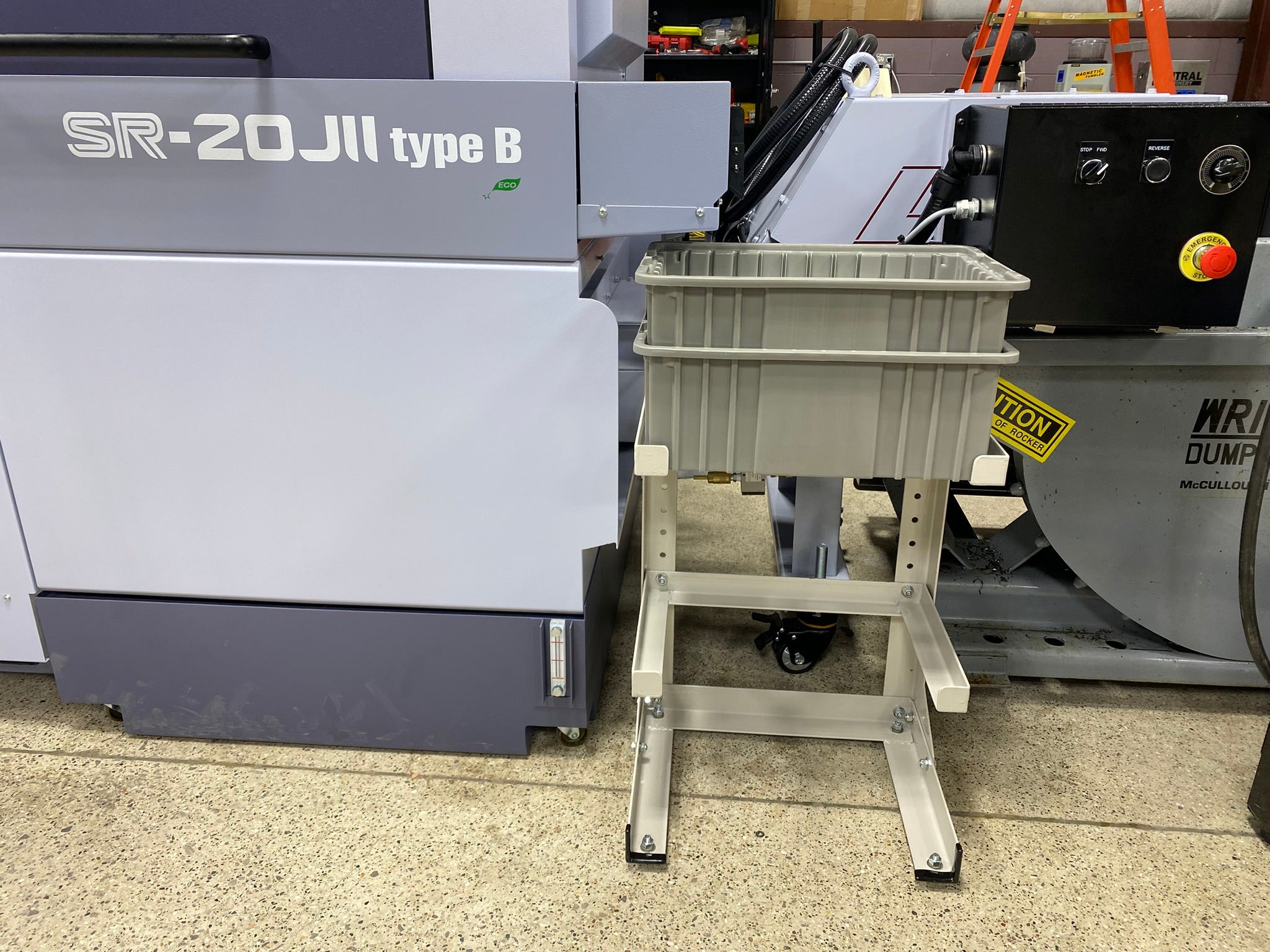 CNC parts catch bins, fits 16.5" x 11" accumulator rack